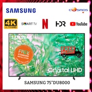 SAM SUNG  Crystal UHD DU8000 4K Smart TV UA75DU8000 / UA85DU8000