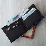 Men's Wallet Thick Canvas Material Dk900C Free Box Plain Folding Wallet Men's Wallet/ Canvas Wallet/