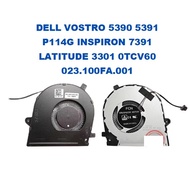 DELL VOSTRO 5390 5391 P114G INSPIRON 7391 LATITUDE 3301 0TCV60 023.100FA.001 CPU COOLING FAN