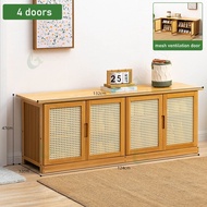 Rattan Shoe Cabinet Breathable Shoe Cabinet Storage Artifact Shoe Bench