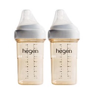 奶嘴【自營】hegen嬰兒PPSU奶瓶240ml*2新生兒寶寶防脹氣硅膠奶嘴正品
