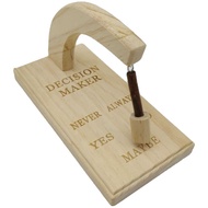 Wooden Decision Maker Swing Pendant Decision Maker Choice Decision Maker Laser Engraving Pendulum Cr