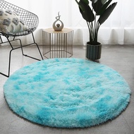 Padded round tie-dyed carpet mat rattan chair mat hanging basket mat children's tent mat computer chair mat yoga mat