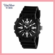 UniSilver/aTIMEpp'Gizmatic{o'Black{G'Men's{k'Rubber{VP'Watch{Ng'KW1616-1001