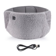 (PFUO) Electric Heating Belt with Hand Pockets USB Uterus Hand Warmer for Period Cramps Body Joints 