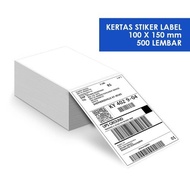 Kertas Label Thermal 100x150 isi 500pc Sticker Receipt All Printer