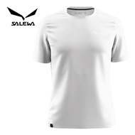 【SALEWA 義大利】PUEZ HYBRID DRY T-SHIRT 男 運動上衣｜吸濕快乾透氣排汗衣 短袖T恤/ 白色 (0010)/ 52 / XL