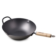 COOK-PAL Yoshikawa wok cooked iron uncoated pure iron pan non-stick pan, imported from Japan