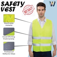 Reflective Safety Vest With High Visibility Safety Clothing Jaket Keselamatan Lelaki Perempuan