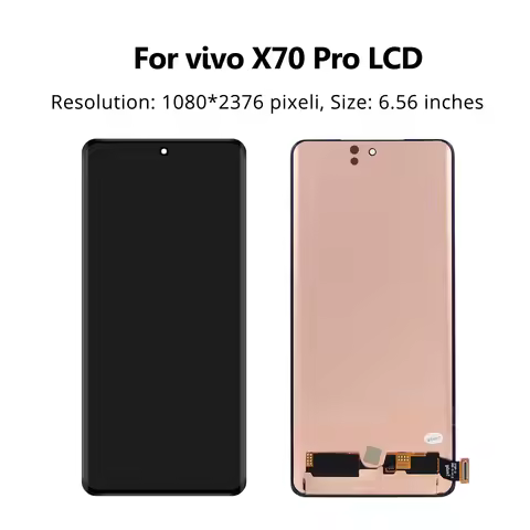 AMOLED For Vivo X70 Pro LCD Display Digital Touch Screen Assembly with Frame For Vivo X70Pro V2134A 