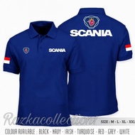 ScaniaPOLO Shirt Jet Bus Poloshirt/ Bus Mania T-Shirt Latest Scania Jet Bus Automotive T-Shirt/