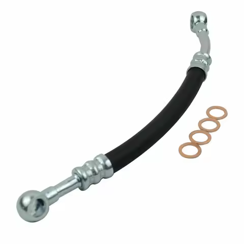 11361705532 Car Vanos Oil Supply Line Hose For BMW E36 E46 E39 Z3 Z4 M50 M52 M54 - Silver Metal Fact