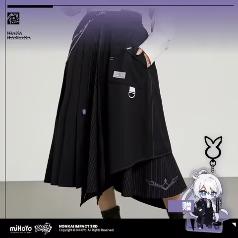 MiHoYo Official Honkai Impact 3 Kiana Kaslana Longuette Herrscher Of Flamescion Skirt Cosplay Time G