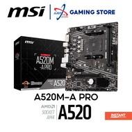 MSI A520M-A PRO AM4 GAMING MATX MOTHERBOARD