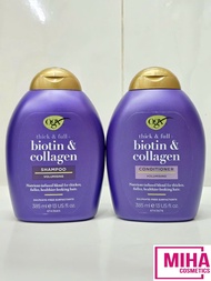 Dầu Gội Hoặc Dầu Xả BIOTIN Collagen OGX Làm Dày Tóc 385ml