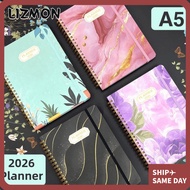 LIZMON 2026 Planner, Agenda Jan.2026 - Dec.2026 Calendar 2026, High Quality Weekly and Monthly A5 Mo