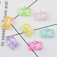 Small Jewelry Accessories Handmade diy Material Resin Simulation Candy Homemade Earrings Keychain Pendant Mobile Phone Beauty