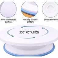 Non-Slip Cake Turnable Table Rotating Cake Decorating Table/ Turnable Cake Turntable/ Revolving Cake