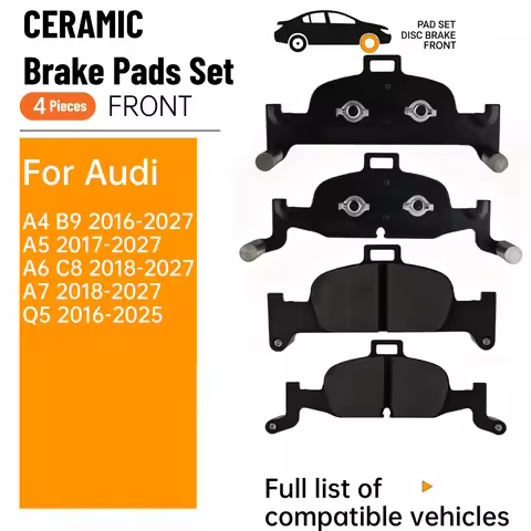 For Audi A4 B9, A5, A6 C8, A7, Q5 2017-2027 THREEON Front Brake Pad Set 4K0698151 4K10698151 8W06981