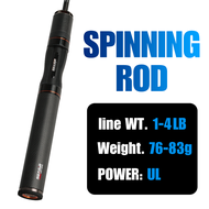 SEASIR Black Arrow Fishing Rod 1.5M-1.8M/4.92FT-5.90FT 76G Lure Weight 0.8-10g UL Carbon Fiber FUJI 