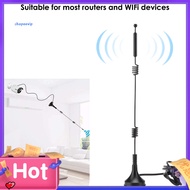 SPVPZ TV Antenna Double Helix Stable Signal Wide Range High Gain Easy to install Universal 24G 58G TV Long Range Antenna with Suction Cup Base Office Supplies