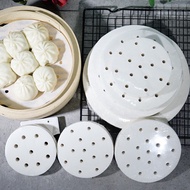 10PCS Air Fryer Round Steamer Paper Disposable Steamer Baking Tool
