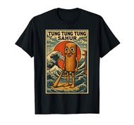 Tung Tung Tung Sahur-イタリアのブレインロットミーム Tシャツ