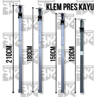 Klem kayu/Catok kayu Panjang 120cm 150cm 180cm 210cm Besi Kanal U alat Press Kayu/Alat Penjepit Kay
