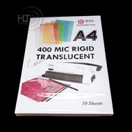 A4 RIGID TRANSLUCENT 0.4MM / PVC COVER A4 / TRANSLUCENT COVER A4 / BINDING COVER A4