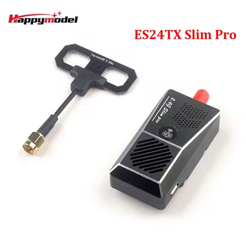 HappyModel ES24TX Slim pro Nano TX Module 2.4G ExpressLRS ELRS with CNC Shell Cooling Fan for TBS Ta