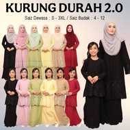 [RE_6 WARNA] KURUNG DURAH 2.0 KURUNG MODEN KURUNG LACE KURUNG PAHANG KURUNG BUDAK KURUNG PLUSSIZE KU