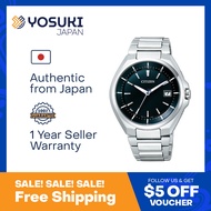 CITIZEN Solar CB3010-57L ATTESA Eco Drive World time Luminous Date Navy Blue Silver Titanium  Wrist Watch For Men from YOSUKI JAPAN / CB3010-57L (  CB3010 57L CB301057L CB30 CB3010- CB3010-5 CB3010 5 CB30105 )