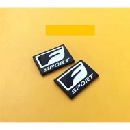F SPORT STICKER for high-end car rear