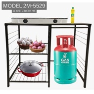 Gas Rack 2M 5529 / Rak Gas Memasak / Dapur Gas / Kitchen Stove Rack / Rak Dapur Gas Murah  (W405 L81