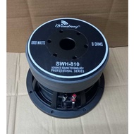broadway swh 810 8" speaker double magnet 1000watts 2.5" TSV VOICE COIL