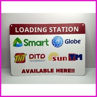 ▥ ▩ Loading Station Signage | Banners Sintra Board