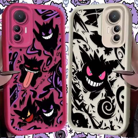 Evil Gengar P-Pokemon Soft Phone Case for Xiaomi Poco F7 F6 F5 F4 F3 M5s C65 C75 C71 X7 X6 X5 X4 GT 