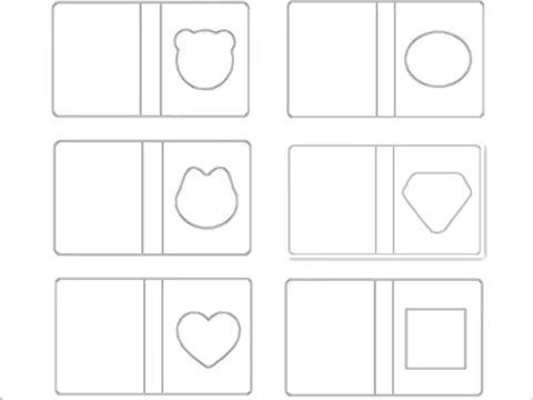 Custom Photocard Binder 3inch / M5 Card holder DIY kpop photo card collect book Ring loose-leaf Albu