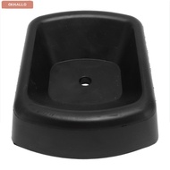 OKHALLO Trailer Wheel Chock, Nitrile Rubber Black Rubber Wheel Chock, Secure 16.8 x 12.7 x 3.5cm Jac