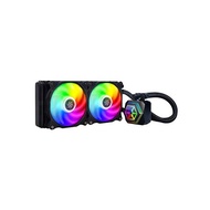 SilverStone RGB Water Cooler Rainbow Color 12cm Fan X2 SST-PF240-ARGB-V2