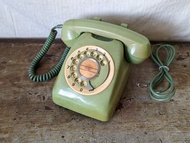 600-A型：轉盤電話機（青蘋果綠、淡綠）—古物舊貨、懷舊古道具、復古擺飾、早期民藝、古董科技收藏