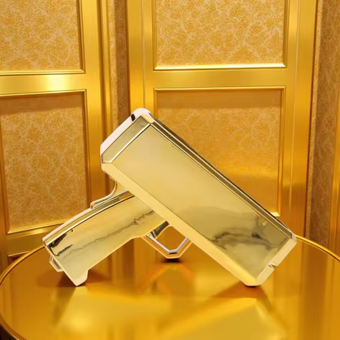 1 Set Handheld Cash Shooter for Wedding Birthday Game Movies Bachelor Props Party Supplies Celebrati