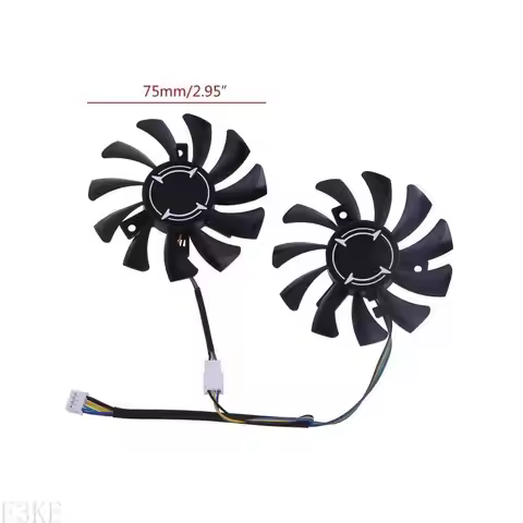 AP28 2PCS 75MM HA8010H12F-Z 4Pin Graphics Card Cooling Fan For GTX660 GTX670 GTX680 R6790 Video Card