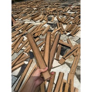 Combo of 10 rolled bamboo sticks to make bird cages, old bamboo embryos 4-6cm wide, 39-42cm long, 7-