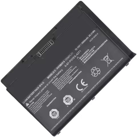 15.12V 89.21Wh 5900mAh 6-87-P37ES-4271 P370BAT-8 Battery For Clevo P370EM P370SM P370SM-A P751ZM P37