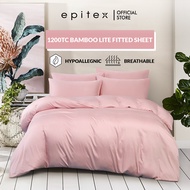 (Clearance Sale) Epitex 1200TC Bamboo Lite Solid Bedsheet Set / Bedset
