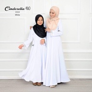 Jubah Dress Cinderella Princess Kembang Labuh Sulam Navy Baby Blue Lilac Lavender Putih Nikah Tunang