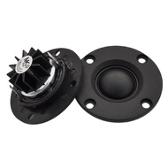 Tweeter Speaker 6 Ohm 30W Hifi Soft Dome Silk Film Treble Loudspeaker Neodymium Toothed Heat Sink 2P