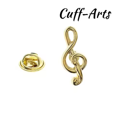 Lapel Pin For Men Gold Treble Clef Lapel Pin Badge Pride Brooch Hijab Pins Enamel Pin Broche Pusheen