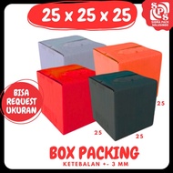Box 25x25x25 A1 / Cardboard 25x25x25 A1 Packing Cardboard / Box 25x25x25 A1 Packaging Bottle Box Zig